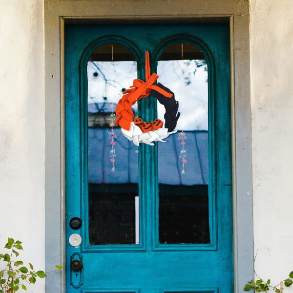 High Quality Felt Leaf Wreath | Halloween and Autumn Decorations - Image 3