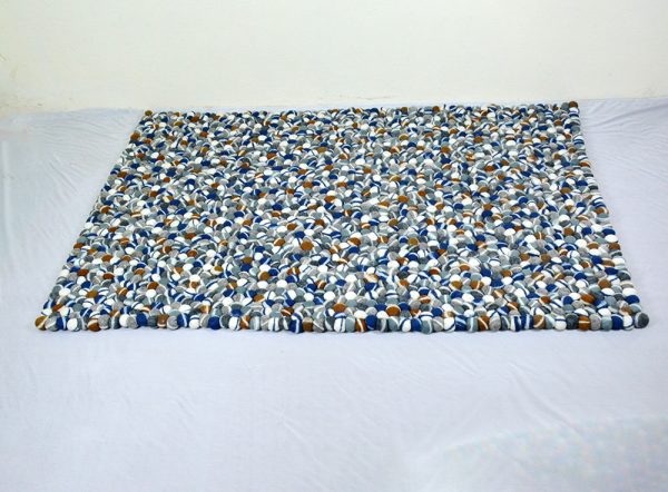 Luxury Wool Felt Pebble Rug | High Quality Rug For Indoor