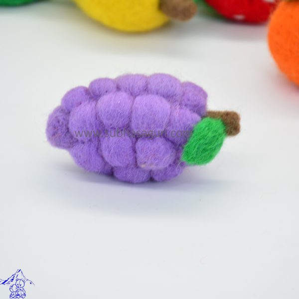 Natural Wool Felt Fruits | Set of Educational Fruits Toys - Image 4