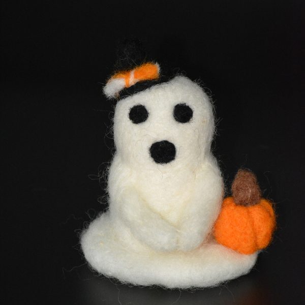 Felt Needle Ghost | Festive Decoration - Image 2