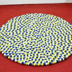 High Quality Felt Ball Rug | Handmade Carpet for Indoor Home