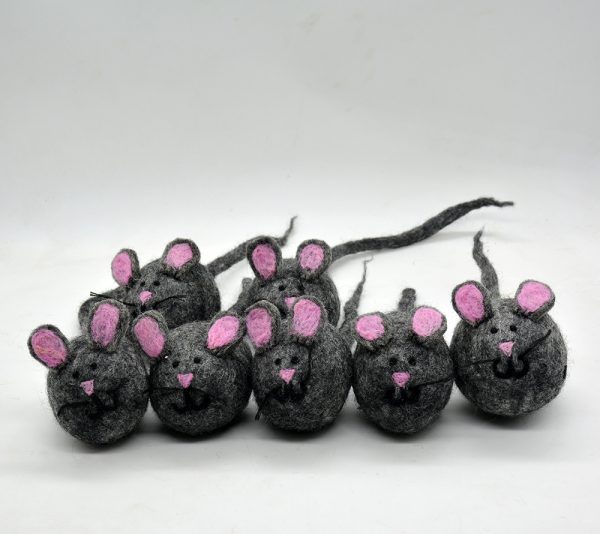 Felt Mouse Toys for Pets | Eco Friendly Felt Toys - Image 2
