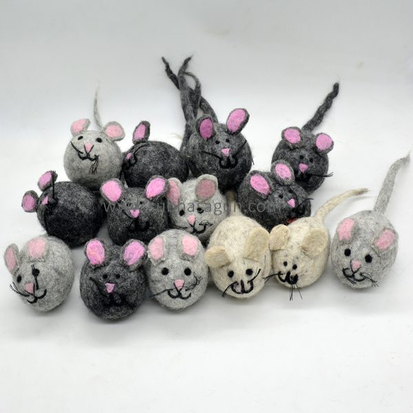 Felt Mouse Toys for Pets | Eco Friendly Felt Toys - Image 7