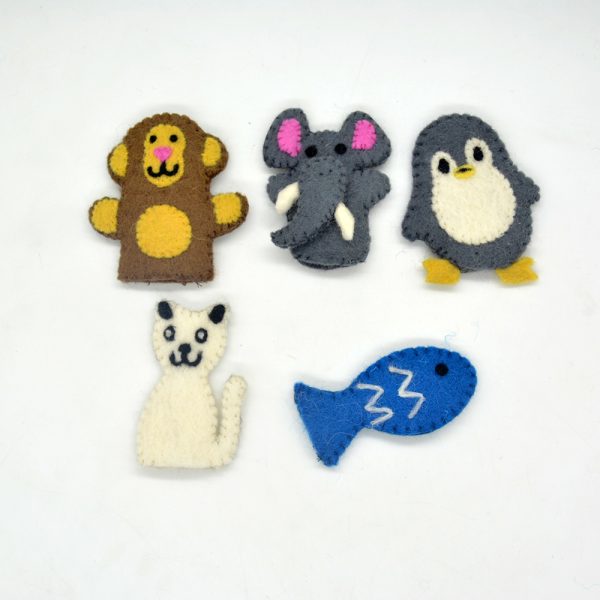 Jungle Friends Finger Puppets-5 Pack - Image 8
