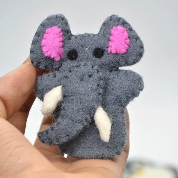 Jungle Friends Finger Puppets-5 Pack - Image 6