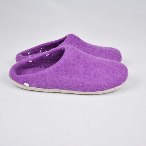 Purple Felt Shoes | High Quality Felt Slipper - Image 2