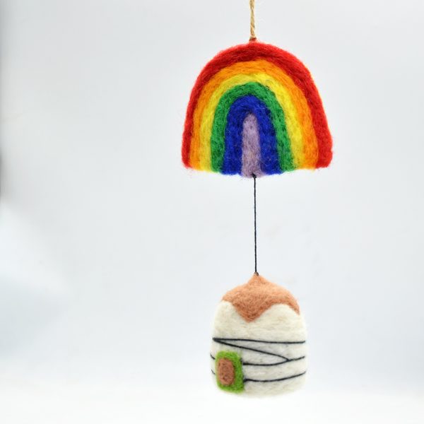 Felt Christmas Ornaments Bells - Image 2