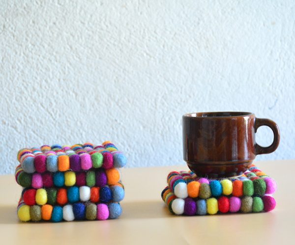 10x10cm Wool Felt Coaster | High Quality Coaster - Image 9