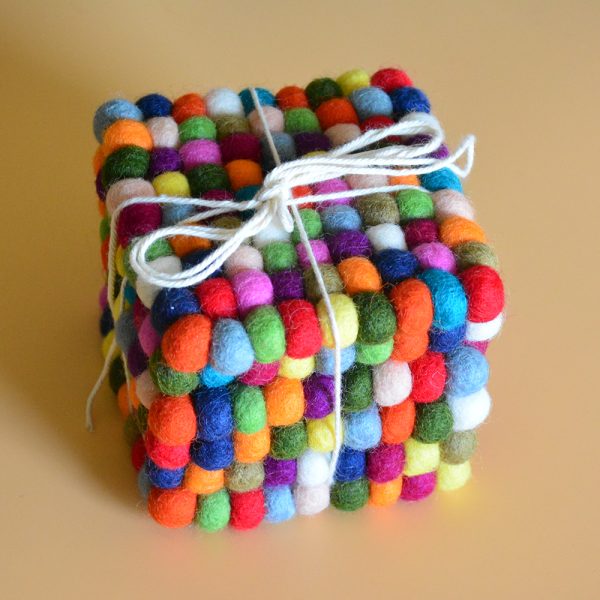 10x10cm Wool Felt Coaster | High Quality Coaster - Image 6