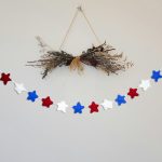 Felt Star Garland for Indoor Home Decoration