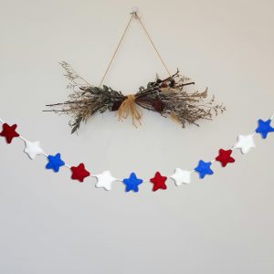 Felt Star Garland for Indoor Home Decoration