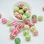 Wool Felt Swirl Ball | Decorated Ball