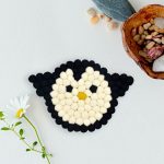 Felt Owl Shape Trivet | Handmade Trivet for Table Top Protect
