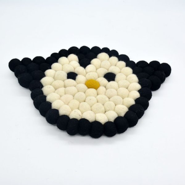 Felt Owl Shape Trivet | Handmade Trivet for Table Top Protect - Image 4
