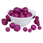 Handmade Felt Glitter Ball | Purple