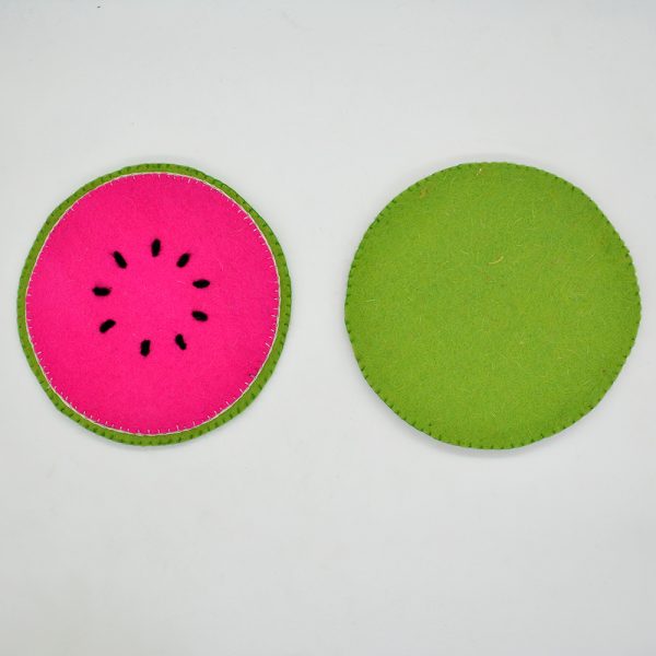 Decorative Felt Trivet | Watermelon Design Trivet - Image 3