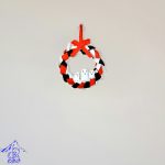 Eco Friendly Wool Felt Leaf Wreath for Halloween and Autumn Decoration